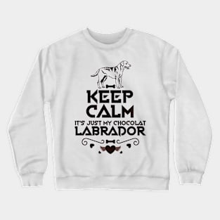 Chocolat Labrador Crewneck Sweatshirt